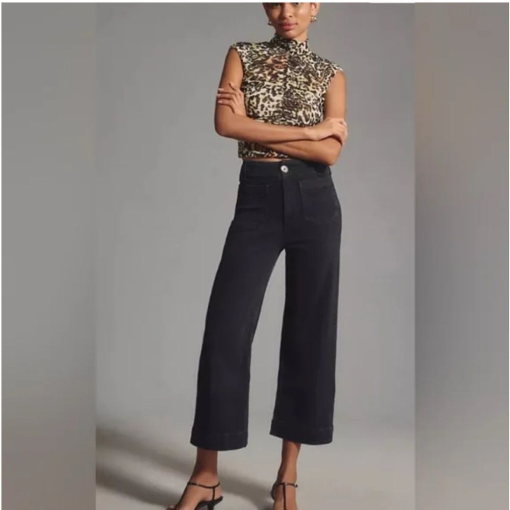 Anthropologie Pilcro The Skipper High-Rise Wide-Leg Jeans